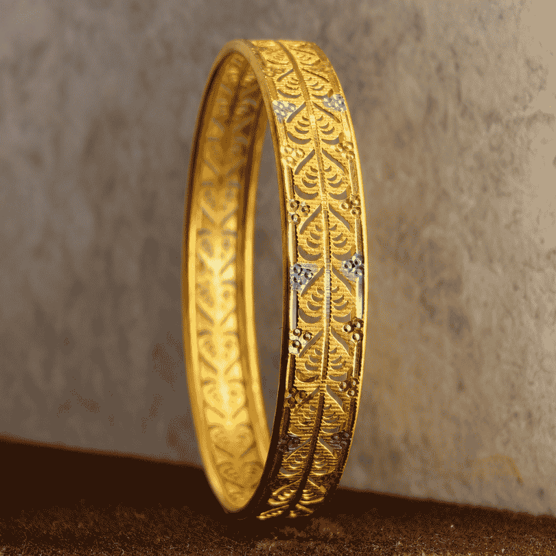 The Golden Fern Bangle