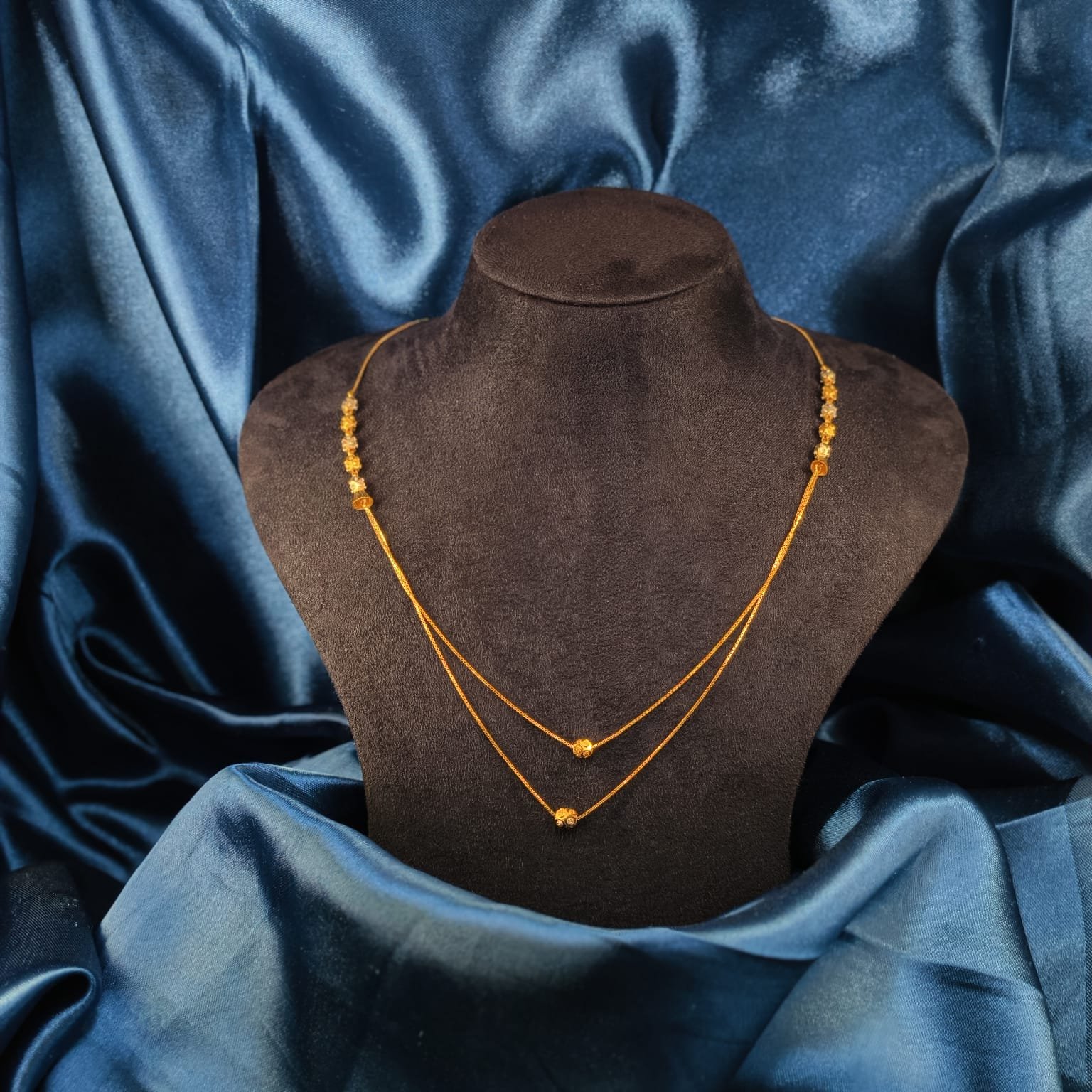 Twin Radiance Layered Necklace