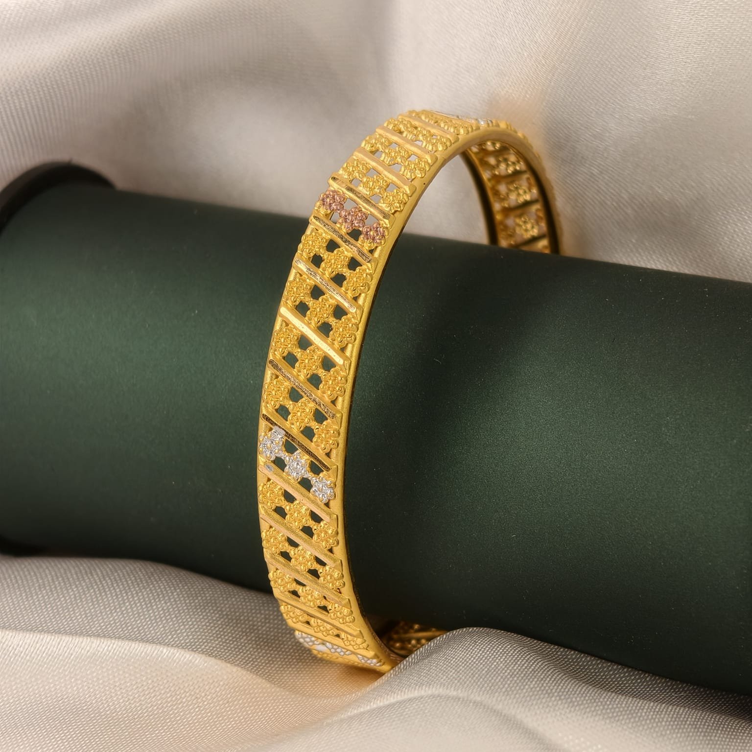 Ornate Lattice Bangle