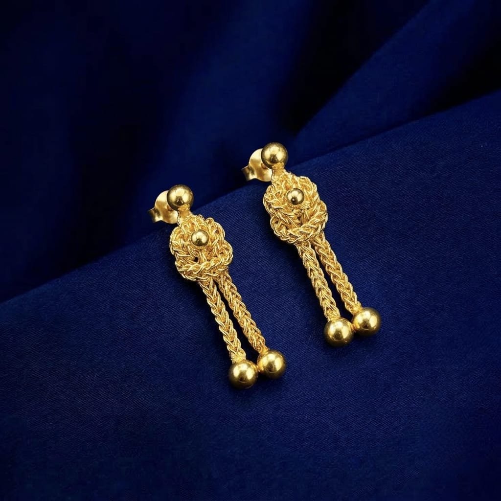 Twisted Drop Earrings